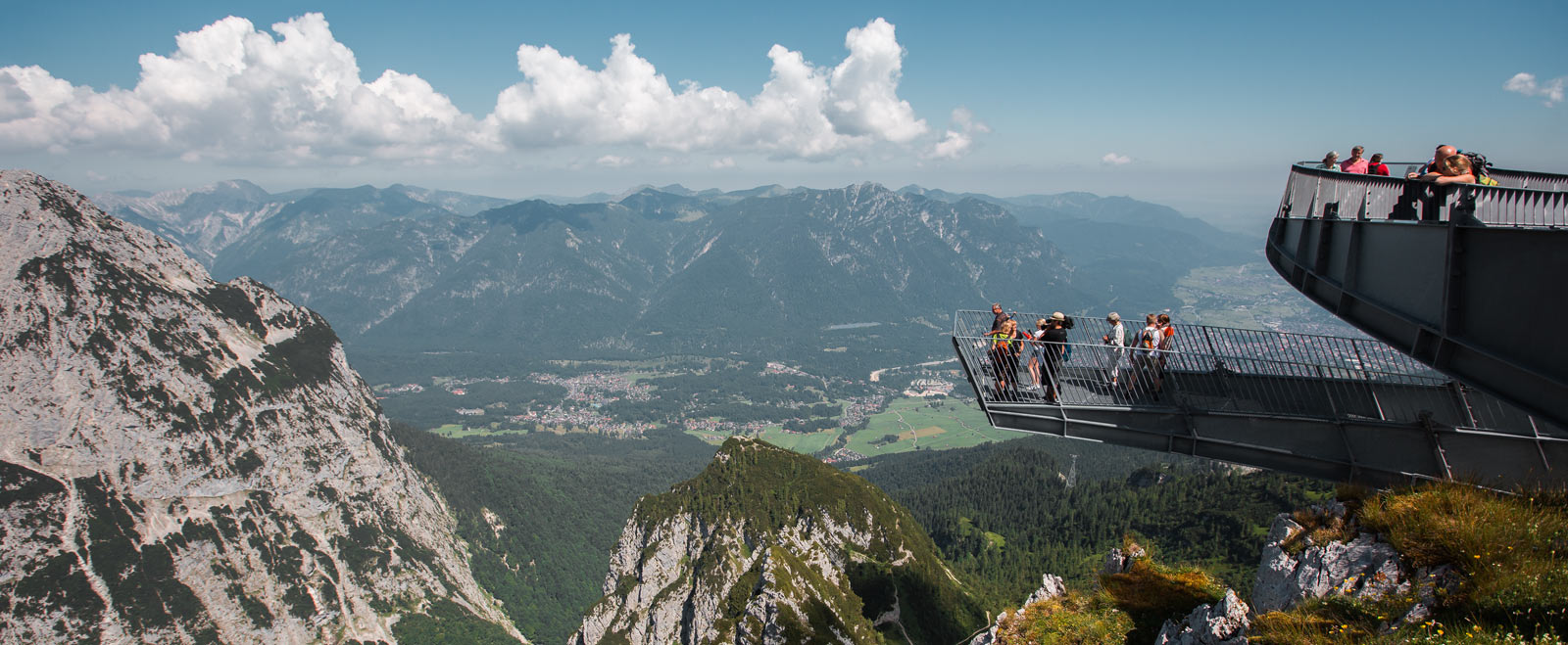 Alpspix - Die x-förmige Aussichtsplattform an der Alpspitze