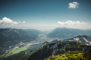 Alpspitze - Blick vom Osterfelderkopf Richtung Garmisch-Partenkirchen