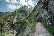 Weg über den Stangensteig (nur für Trittsichere geeignet)