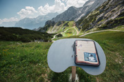 Kindgerechter Stopp auf dem Erlebniswanderweg